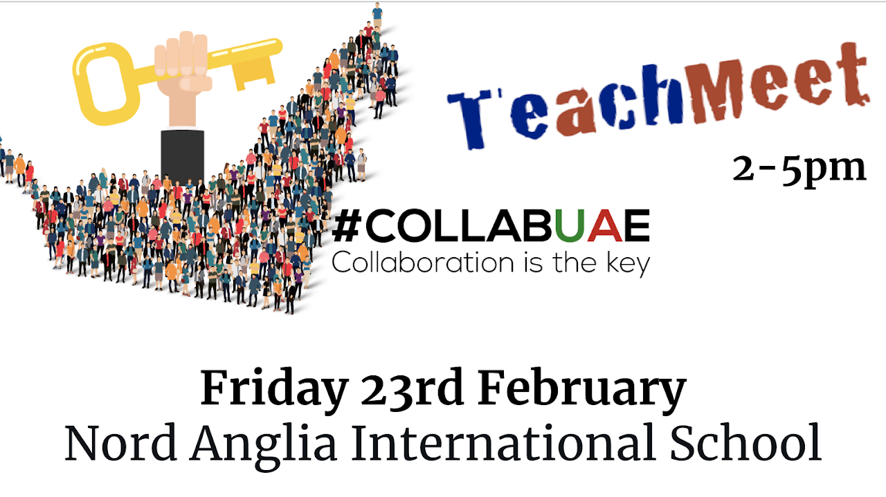 Original CollabUAE image from 23/2 @ Nord Anglia International School event archive