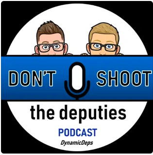 Don’t Shoot the Deputies podcast logo